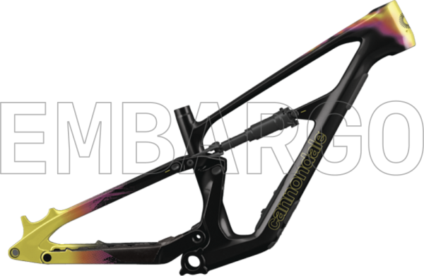 Cannondale Bad Habit Frameset Black with WOW colors