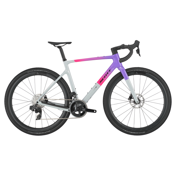 Scott Addict Gravel 20 - narwal grey/fade purple - XL