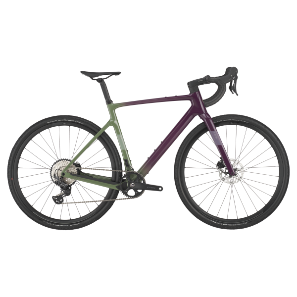 Scott Addict Gravel 40 - olivine green/blackberry purple - XL