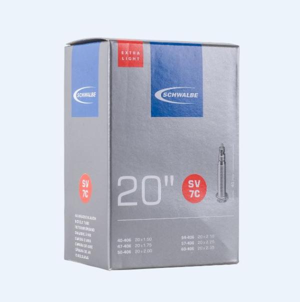 Schwalbe Schlauch Nr. 7C 20�� EXTRA LIGHT (SV40mm)
