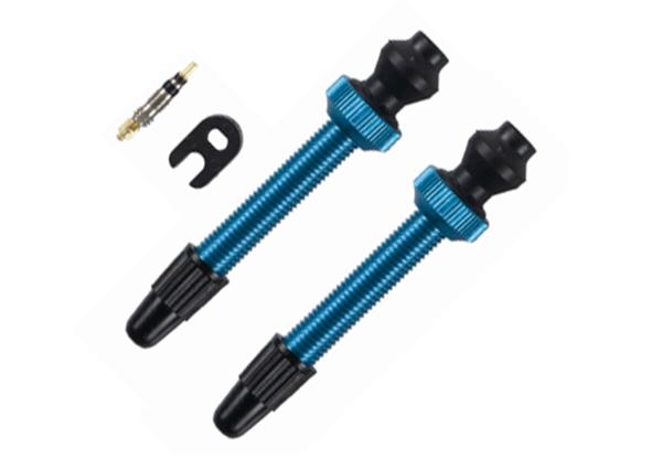 Barbieri Tubelessventil Alu SV 45mm blau VE 2-St&uuml;ck
