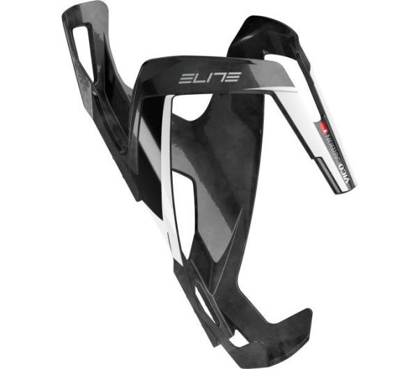 Elite Flaschenhalter VICO CARBON schwarz mit wei&szlig;er Grafik