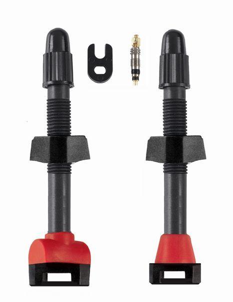 Barbieri Tubelessventil Carbonaria SV 55mm schwarz VE 2-St&uuml;ck