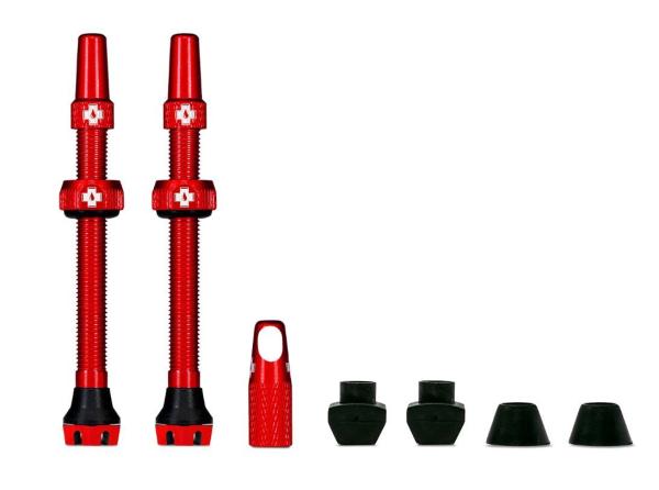 Muc Off Tubelessventil V2 SV (44mm) rot Aluminium