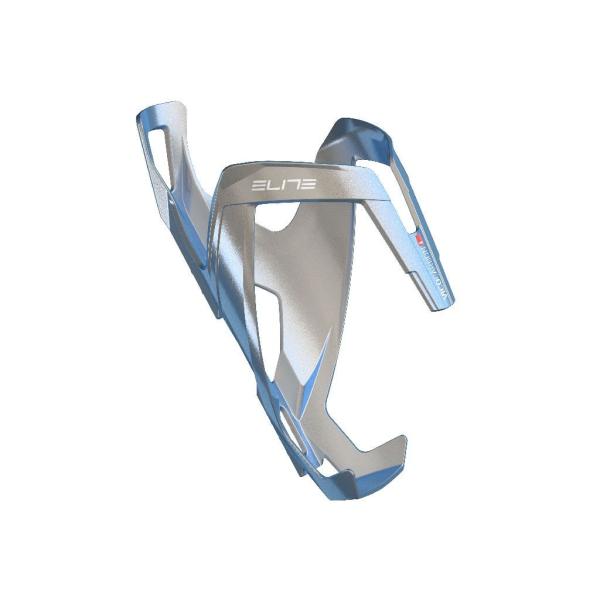 Elite Flaschenhalter VICO GLAM metallisch grau mit wei&szlig;er Grafik