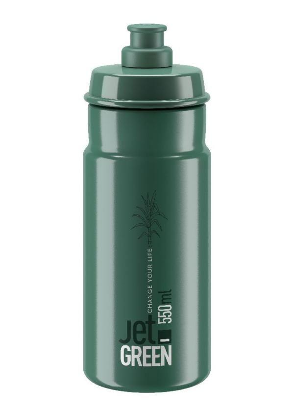 Elite Trinkflasche JET SUGAR CANE dunkelgr&uuml;n 550ml