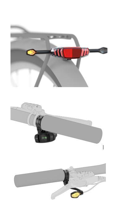 Busch & M&uuml;ller Signalgeber/Blinker TURNTEC schwarz/gelb