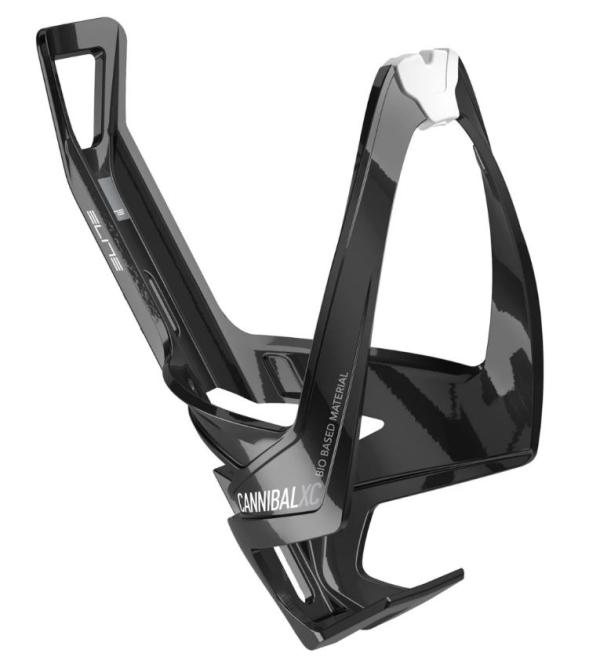 Elite Flaschenhalter CANNIBAL XC bio based schwarz mit wei&szlig;er Grafik