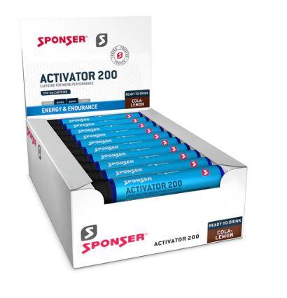 Sponser Activator 200 Koffeinbooster 30 Ampullen &agrave; 25ml Aroma: Cola-Lemon