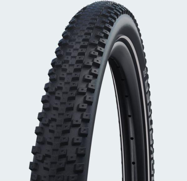Schwalbe ADVANCER HYBRID 27.5x2.35 (60-584) Draht Active Line  GREEN Black+Reflex
