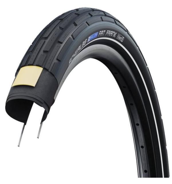 Schwalbe FAT FRANK 28x2.0 (50-622) Draht Active Line GREEN Black+Reflex