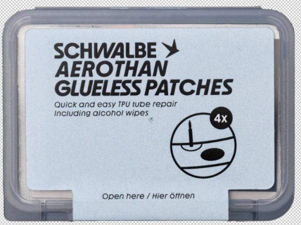 Schwalbe GLUELESS PATCHES 4 Adhesive Patches (20 Sets per Display)