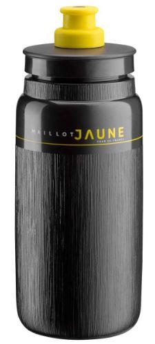 Elite, Trinkflasche, FLY TEX MAILLOT JAUNE BLACK 550 ml