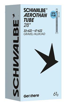 Schwalbe Schlauch SCV17-AE AEROTHAN, TPU 33/47-622 IB 80mm