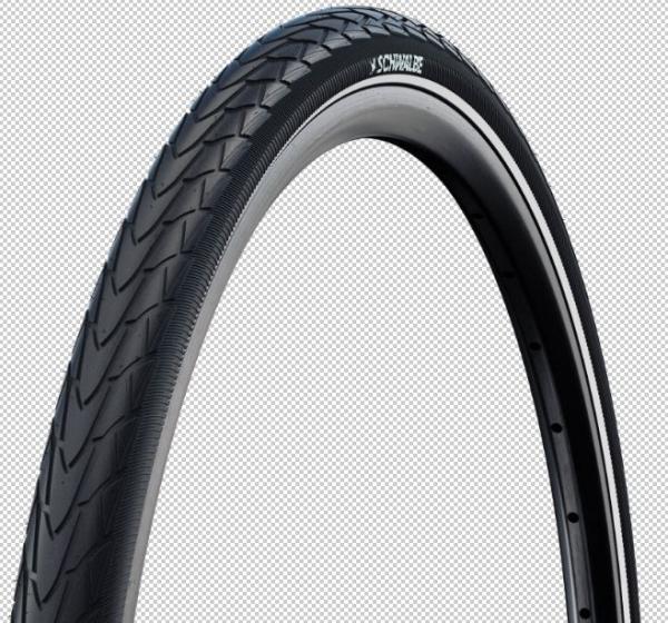 Schwalbe MARATHON RACER 28x1.35 700x35C (35-622) Draht Performance Line ADDIX GREEN Black+Reflex