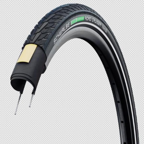 Schwalbe MOTION ROAD CRUISER 28x1.60 700x40C (42-622) Draht Active Line GREEN Black+Reflex
