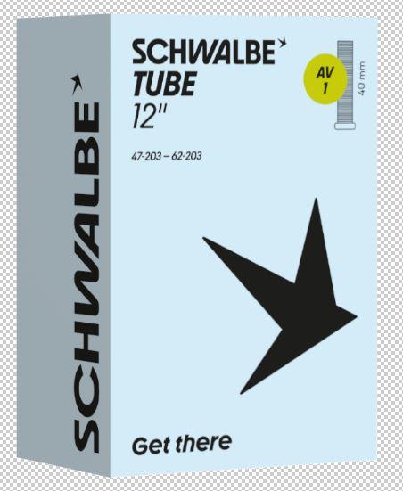 Schwalbe Schlauch Nr. 1 12�� (AGV40mm)