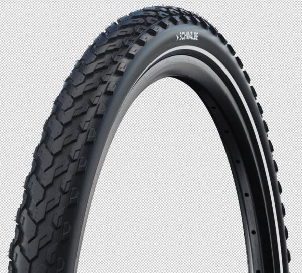 Schwalbe MOTION LAND CRUISER PLUS 28x1.50 700x38C (40-622) Draht Active Line GREEN Black+Reflex