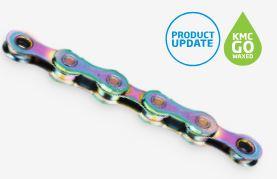 KMC Kette X12 Aurora Blue WAXED 12-fach 126-Glieder