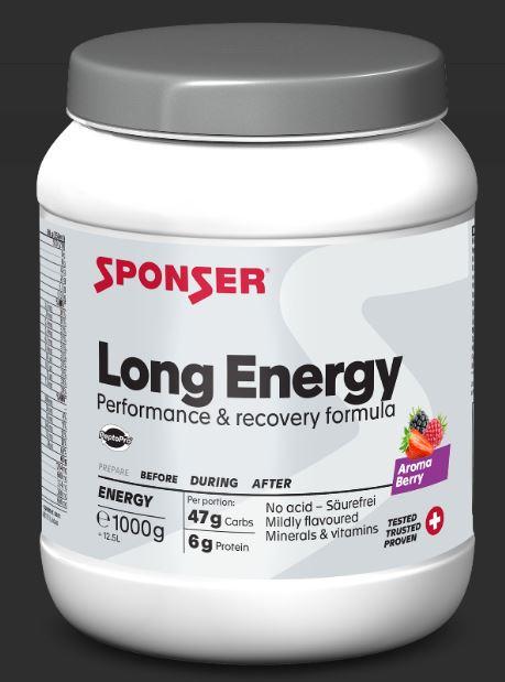 Sponser Long Energy Sportdrink 1000g Aroma: Berry