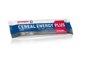 Sponser Cereal Energy Plus Riegel 40g Aroma: Cranberry