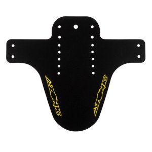 Azonic Splatter Fender Logo schwarz/neongelb